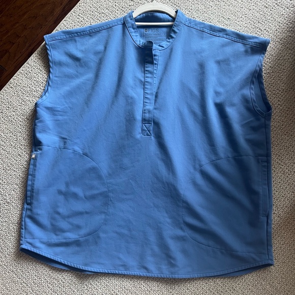 Figs Rafaela Oversized Scrub Top Ceil Blue - Picture 1 of 3